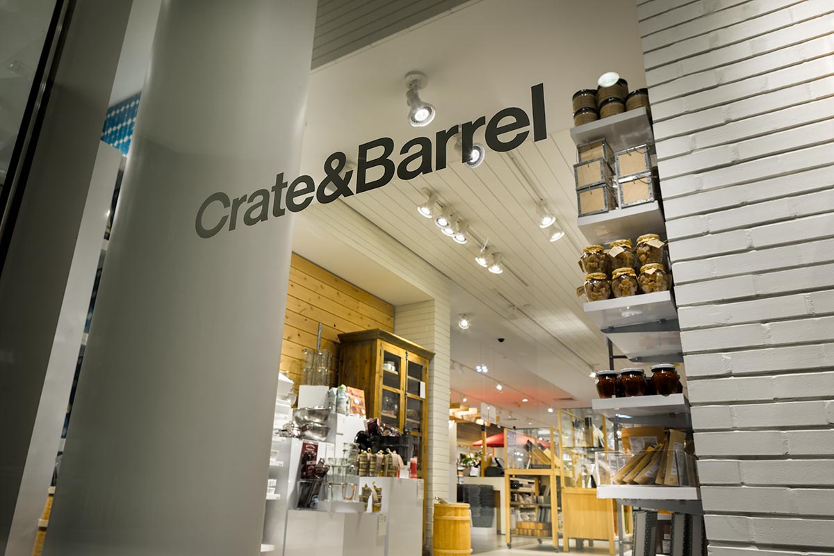 Crate and Barrel photographed my Mark Steele Photography Inc.