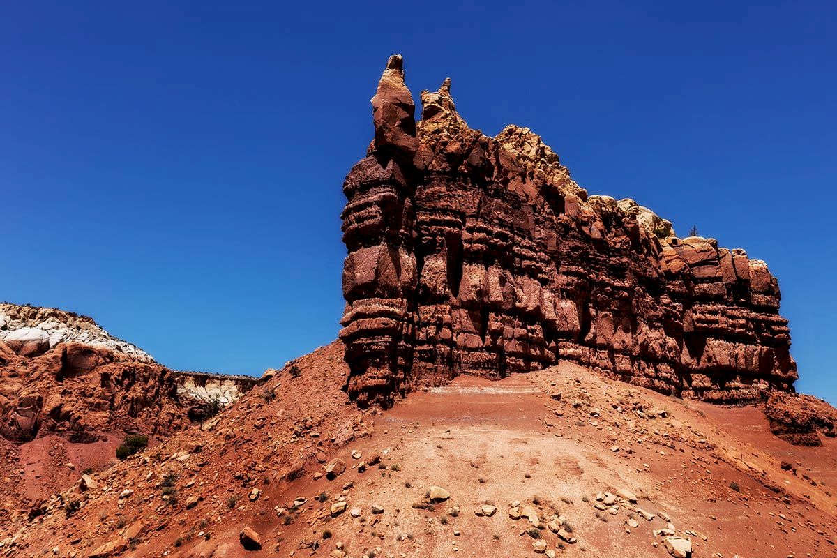 Near Ghost Ranch, New Mexico.  Photography by Mark Steele Photography Inc