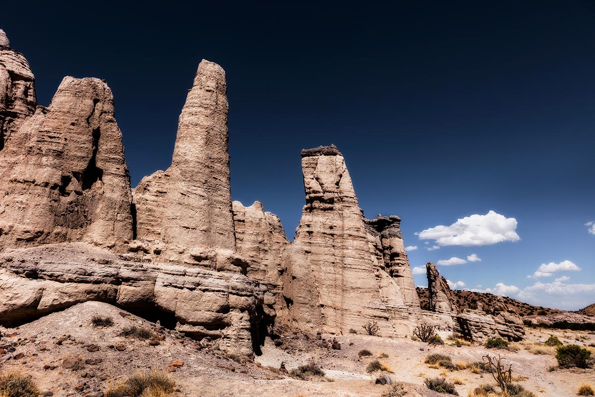 Plaza Blanca Abiquiu.  Photographed by Mark A Steele Photography Inc