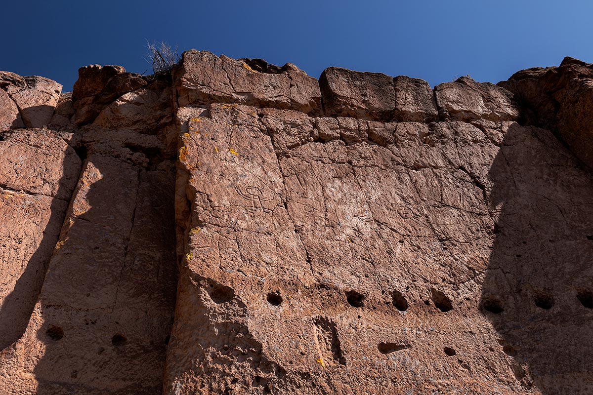 Puye Cliffs, NM.  Photographed by Mark  A Steele Photography Inc