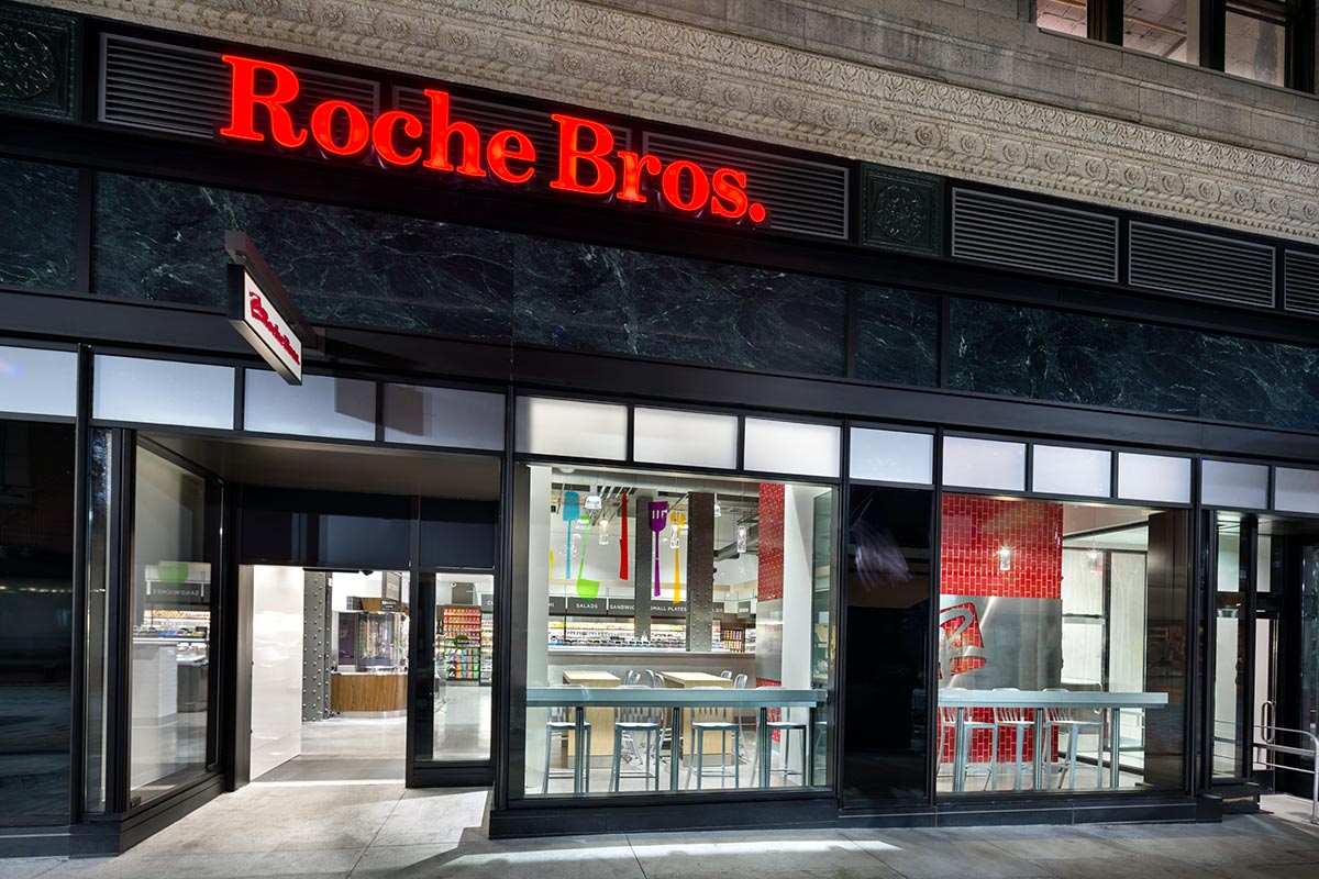 Roche Brothers Downtown Crossing photographed by Mark Steele Photography Inc