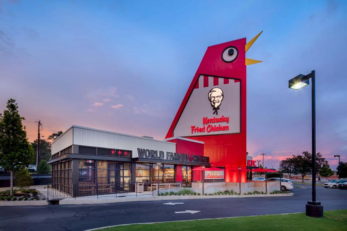 KFC Big Chicken in Marietta GA as photographed by Mark A Steele Photography Inc