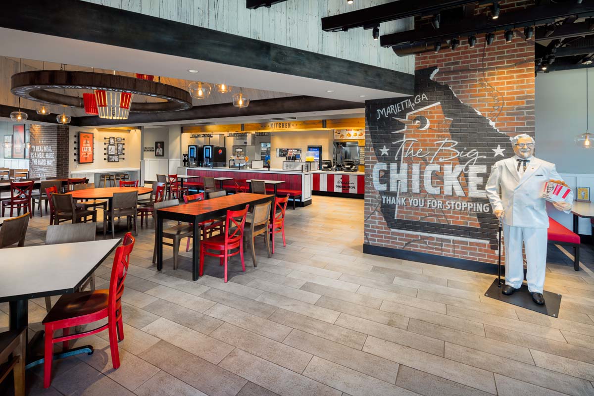 KFC Big Chicken in Marietta GA as photographed by Mark A Steele Photography Inc