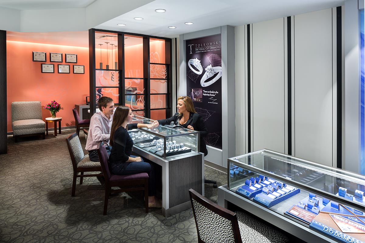 Kay Jewelers Easton photographed by Mark A Steele Photography Inc.