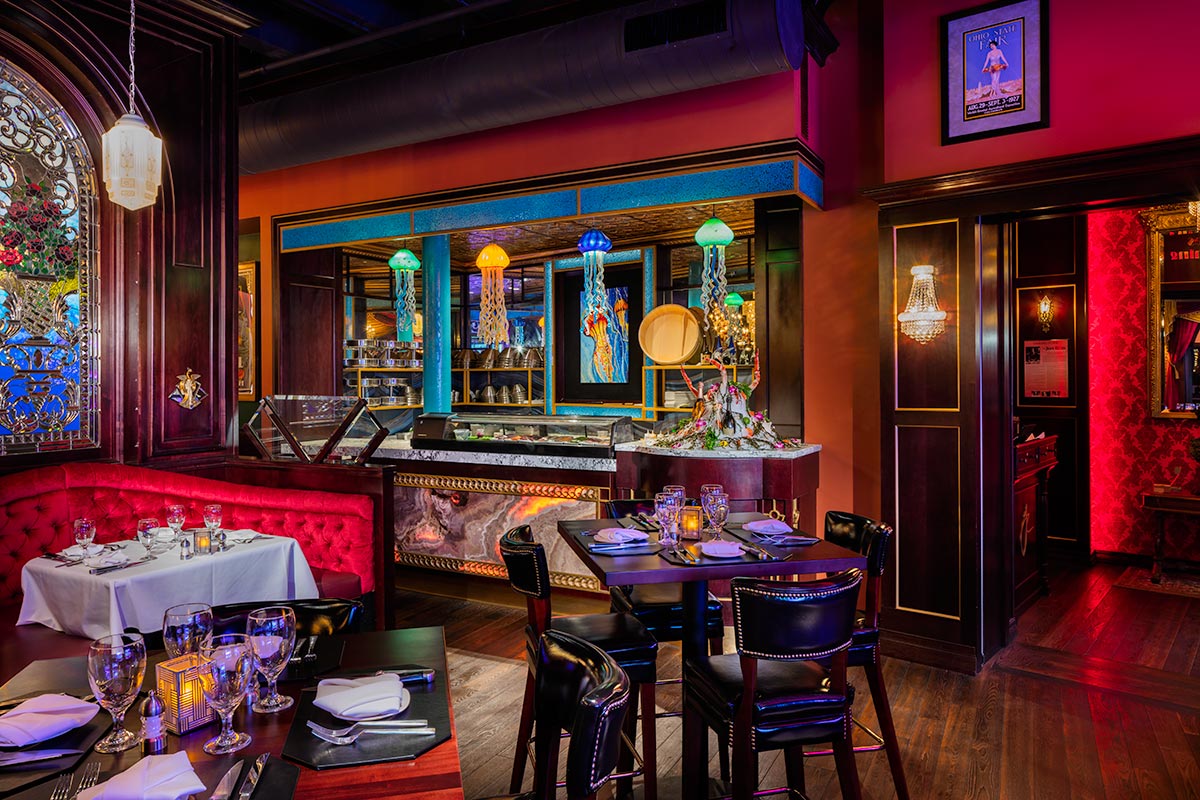 Photography of Jeff Ruby Steakhouse Columbus by Mark Steele Photography Inc