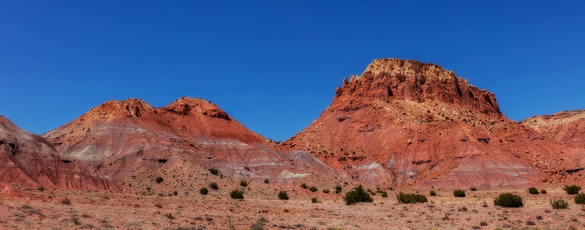 Near Ghost Ranch, New Mexico.  Photography by Mark Steele Photography Inc