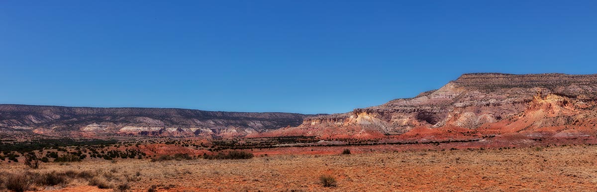 Near Ghost Ranch, New Mexico.  Photography by Mark Steele Photography Inc