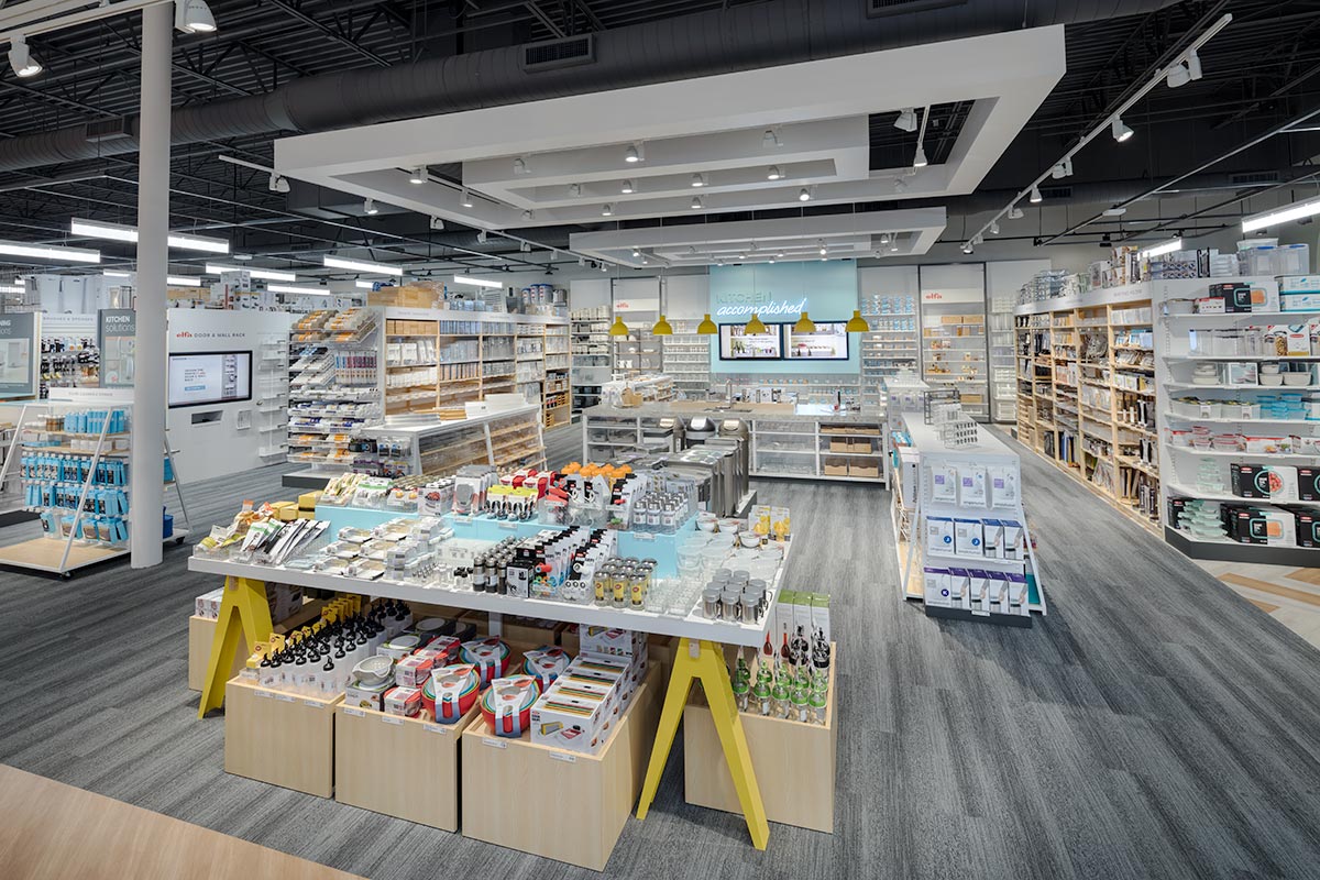 The Container Store Dallas prototype photographed by Mark A Steele Photography Inc