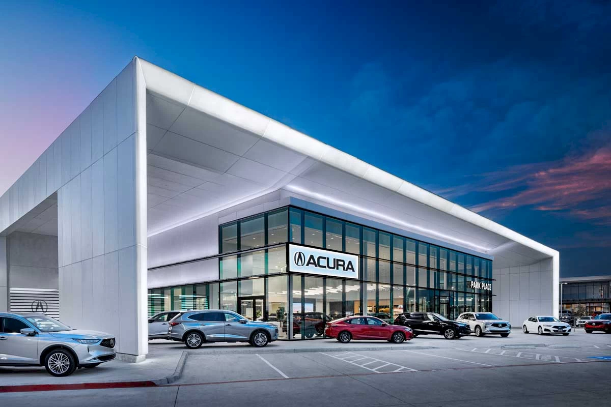 Photography of Acura Dealership, Plano TX by Mark A Steele Photography Inc