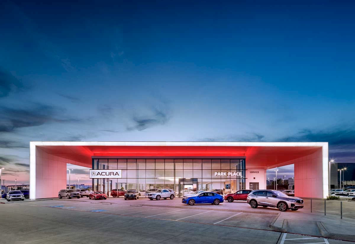 Photography of Acura Dealership, Plano TX by Mark A Steele Photography Inc