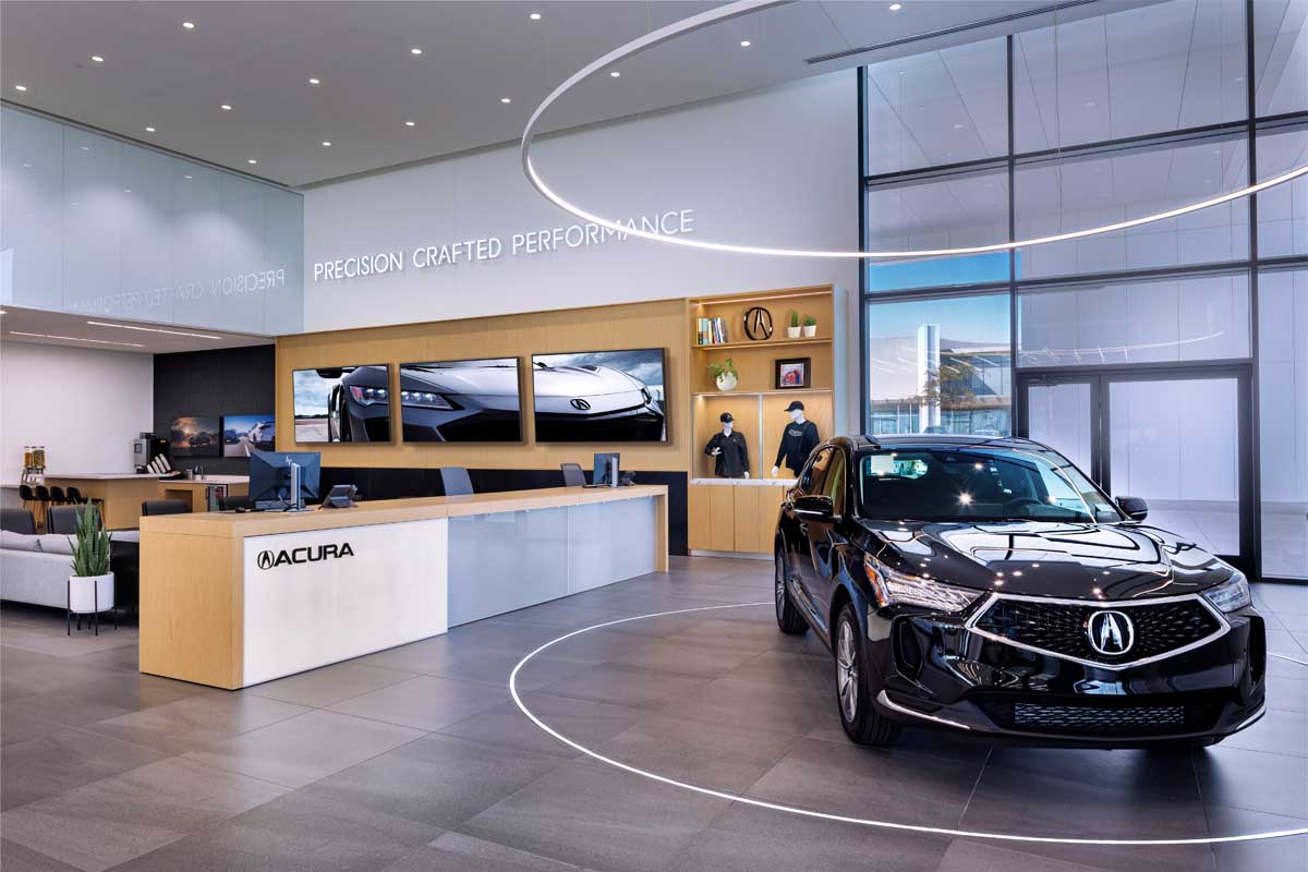 Photography of Acura Dealership, Plano TX by Mark A Steele Photography Inc