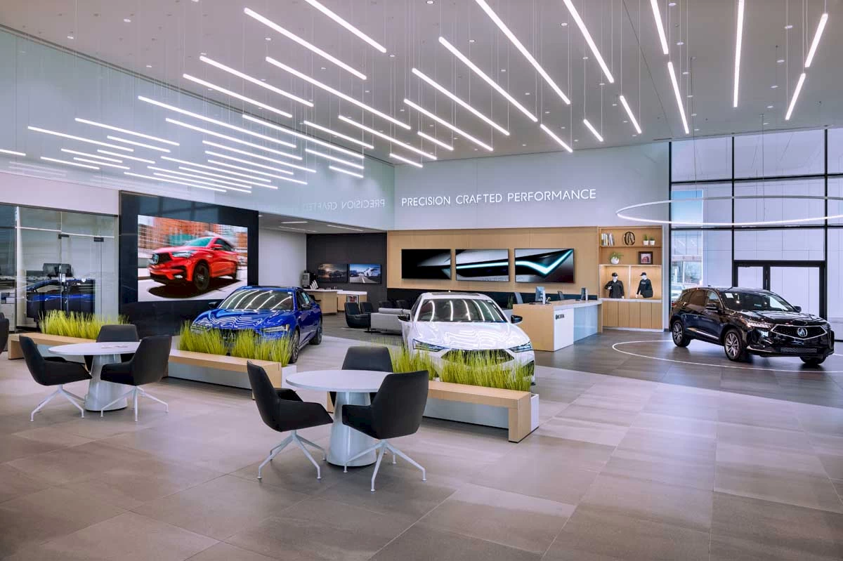 Photography of Acura Dealership, Plano TX by Mark A Steele Photography Inc