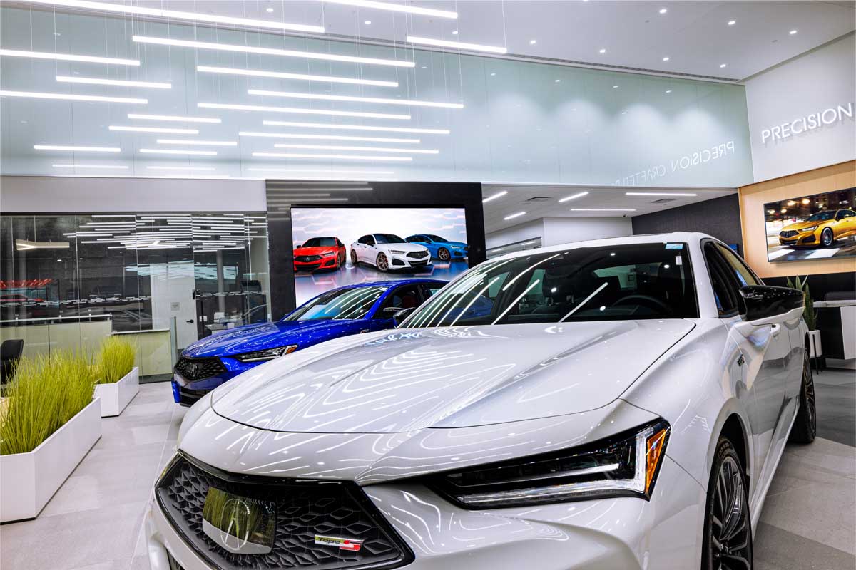 Photography of Acura Dealership, Plano TX by Mark A Steele Photography Inc